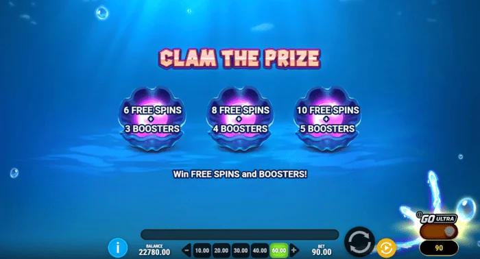Manta Mayhem – výber mušle v Clam The Prize