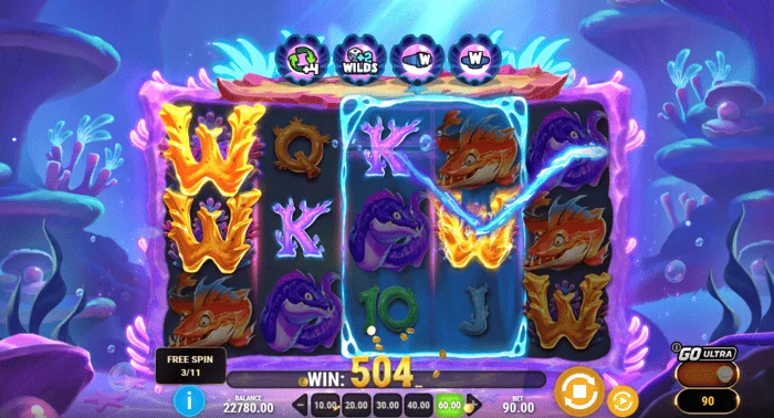 Manta Mayhem – výhra vo Free Spins so Sticky Wild